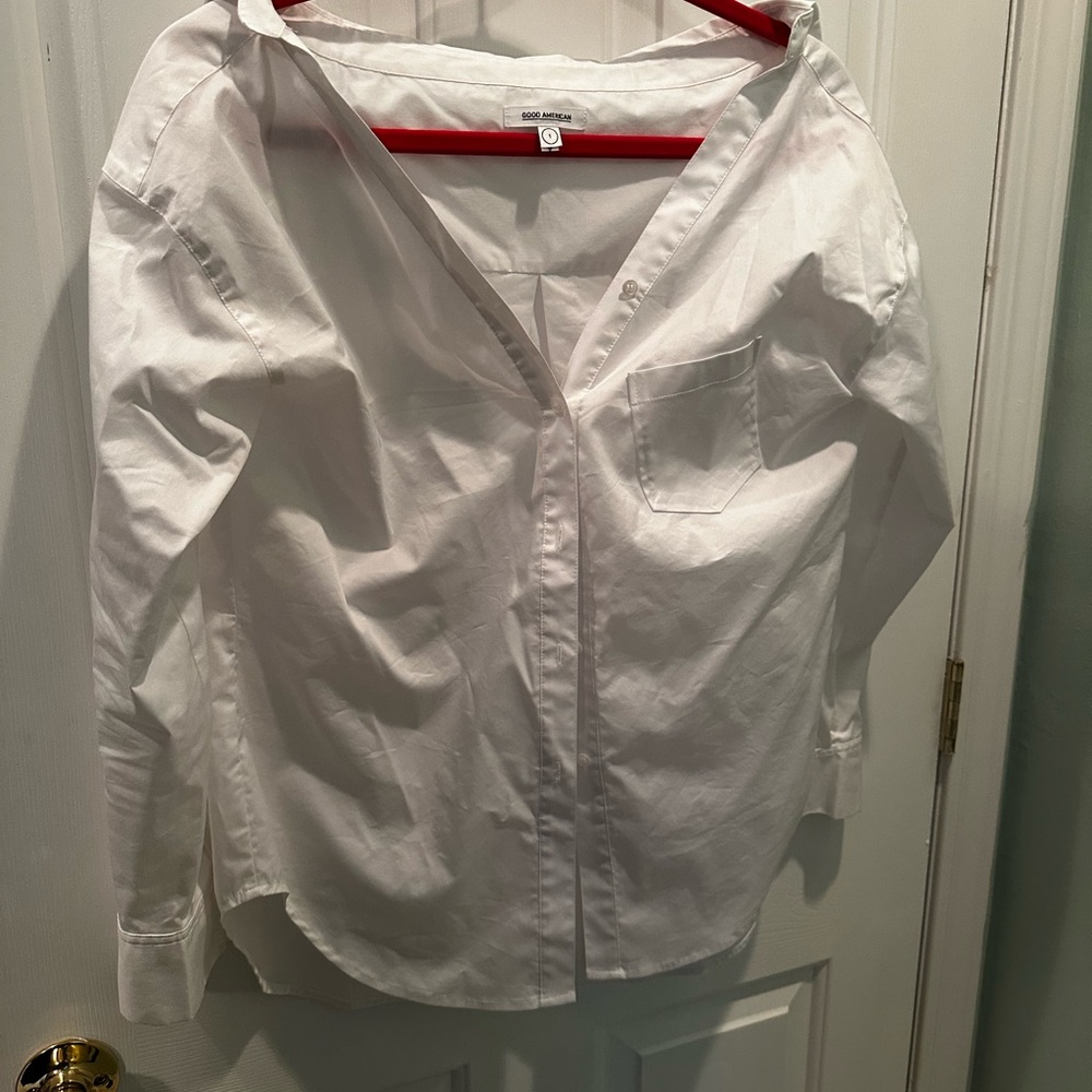 Good American Crisp White Shirt